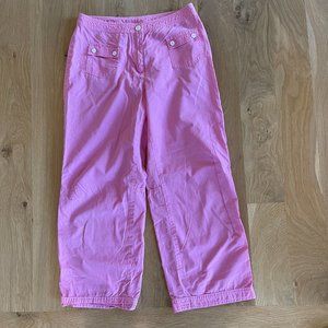 J. JILL Womens Gorgeous Pink Pants zipper front (Size 4)